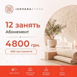 Абонемент 12 занятий (30 дней)